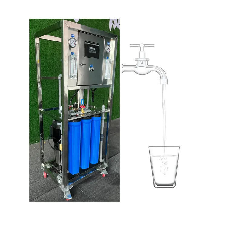 Goedkope Prijs Automatische 800gpd Ro Drinkwaterinstallatie Zuivering Voor Het Zuiveren Van Leidingwater Machines