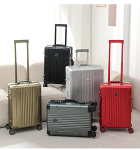 Ensemble de bagages de luxe à main, <span class=keywords><strong>valise</strong></span> entièrement en aluminium, grande capacité, bagage <span class=keywords><strong>cabine</strong></span> 20/28 pouces avec serrure TSA - Product Image 6