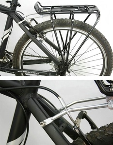 Portaequipajes Trasero Ajustable para Bicicleta de Montaña con Guardabarros, de Aleación de Aluminio, para Bicicletas <span class=keywords><strong>MTB</strong></span> de 24"-<span class=keywords><strong>29</strong></span>" con Frenos V-Brake y de Disco - Product Image 3