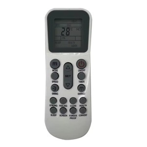 New YKR-K/231E 433MHz AC <b>Mini</b> White Remote Control for AUX Compatible Air Conditioner with 8 Meter Range and AAA Battery - Product Image 1