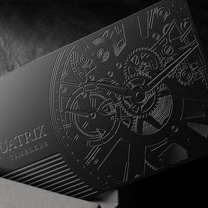 Tùy chỉnh thẻ kim loại 85*54 mét Kích thước thẻ kinh doanh với khắc laser <span class=keywords><strong>logo</strong></span> khắc oxy hóa màu đen + Fill-in màu xám - Product Image 4