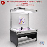 Cabine de visualisation des couleurs ISO3664 avec source lumineuse LED standard D65 D50 pour correspondance des couleurs, transmission et réflexion en impression