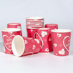 <strong>Customized</strong> Personalised Beverage Drink Mineral Water Yogurt Single Wall Food Grade PE Coated Disposable <strong>Paper</strong> Coffee <strong>Cup</strong> - Product Image 1