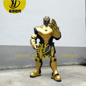 Superhéroe mascota <span class=keywords><strong>Thanos</strong></span> Cosplay traje adulto casco y armadura para la venta Robot mascota <span class=keywords><strong>disfraz</strong></span> personalizado disfraces de Halloween - Product Image 2