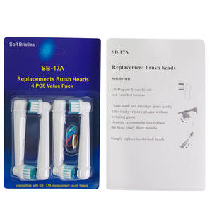 Têtes de rechange pour brosse à dents électrique SB17A compatibles avec les brosses à dents Raun Oral - Vente chaude - Product Image 4