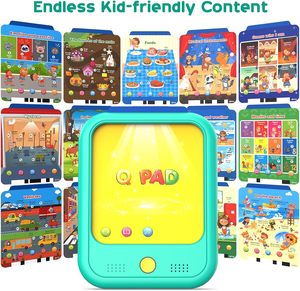 Tablette d'apprentissage éducative pour enfants de 2 à 6 ans : Alphabets, Chiffres, Aliments, Heure, Musique – en PP/Tissu non-tissé - Product Image 4