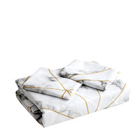 Housse de couette imprimée Queen/King Size 100% polyester certifiée OEKO-TEX 200TC, ensemble de literie de luxe pour la maison