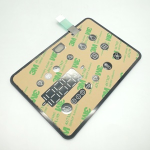 Superposiciones de teclado de membrana de PCB de goma gráfica personalizada para paneles de control de lavadora - Product Image 3