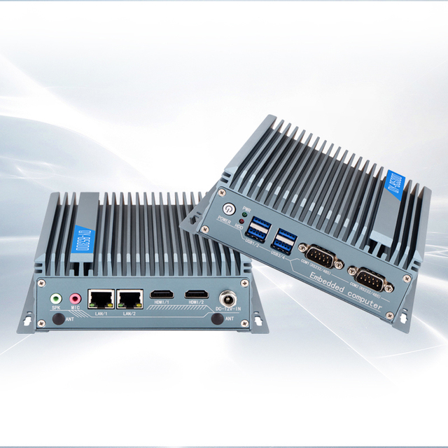 OEM 6Lan Pfsense Firewall Router Core I7-10510u I5 10210u Fanless Embedded Industrial Pc with 3g/4g Lte Sim Card RJ45 RS232 Com