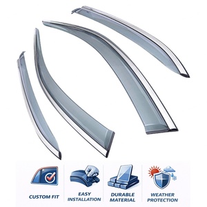 Visera para Ventana de Auto para Volkswagen Lavida 2008-2018 - Deflector de Viento, Lluvia y Sol de Primera Calidad Moldeado por Inyección - Product Image 3