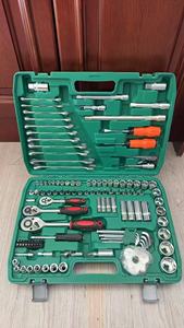 Juego de Herramientas de Reparación Automotriz BNMJ de 216 Piezas, Acero al Cromo Vanadio, Fuente de Alimentación Manual, Juego de Llaves de Tubo Combinadas de 1/4 Pulgadas, Estuche Rígido, OEM - Product Image 4