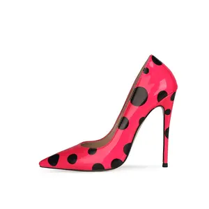 Designer Shoes Famous Brands Women Heels Woman Plus Size Shoe 42 43 44 45 Red High Heels Shoes for Women Square Heel