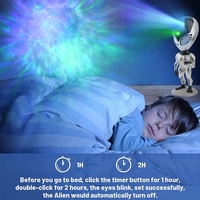 Parler Aliens Star Projector Star Galaxy Nébuleuse Veilleuses Lampe de projection étoilée avec minuterie et télécommande pour chambre Cadeau pour enfants