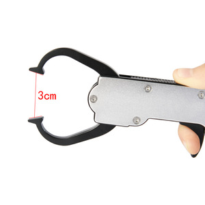 Pince de pêche en alliage d'aluminium Hg K6, contrôleur de poisson portable multifonctionnel avec corde de sécurité rouge et argentée - Product Image 3