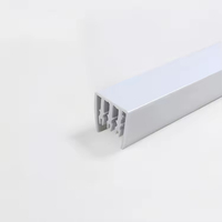 Profilé en plastique en forme de H pour plafond tendu en PVC anti-UV résistant à la chaleur, extrusion, cadre de fenêtre, matériau de construction, écologique, durable