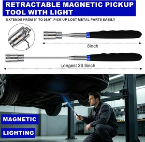 Set di 46 Pezzi di Utensili <span class=keywords><strong>per</strong></span> Rimozione Auto: Pinze, Strumenti <span class=keywords><strong>per</strong></span> Clip, Raschietti <span class=keywords><strong>per</strong></span> Guarnizioni, Pin Telescopici Magnetici <span class=keywords><strong>per</strong></span> Auto - Product Image 4