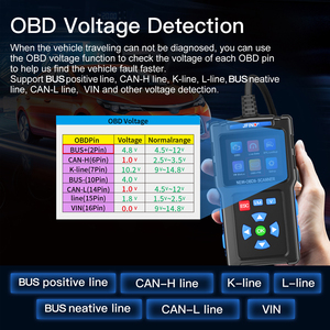 Lector DE CÓDIGO DE COCHE Universal profesional comprobar OBD Pin Modo de voltaje 6 Modo 8 Prueba JFIND JF700 OBD2 escáner herramientas de diagnóstico - Product Image 3