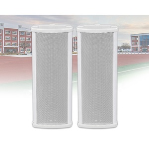 Outdoor PA System Column <strong>Speaker</strong> Passive Waterproof Design <strong>Wall</strong> <strong>Mount</strong> for Indoor Made Plastic Metal Aluminium Materials - Product Image 2