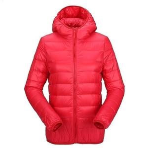 Femmes <span class=keywords><strong>Doudoune</strong></span> <span class=keywords><strong>Ultra</strong></span> Légère À Capuche Hiver Canard Vers Le Bas Vestes Femmes Slim Manches Longues Parka Fermeture Éclair Manteaux 2021 Poches Solide - Product Image 2
