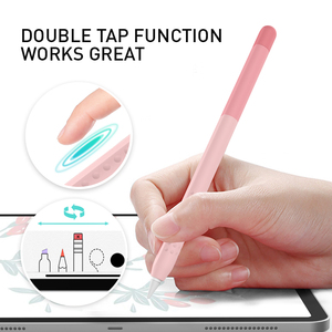 Étui dégradé de couleur Étui en silicone Étui à crayons Compatible <span class=keywords><strong>Apple</strong></span> <span class=keywords><strong>Pencil</strong></span> Pro/2e génération - Product Image 3