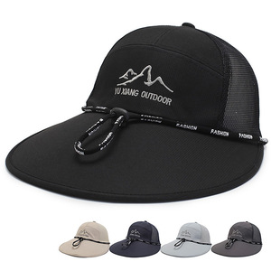 Yu Xiang Outdoor Wide Brim Sun <b>Hat</b> Breathable Trucker Cap For Men Fishing Hiking <b>Summer</b> Protection - Product Image 1