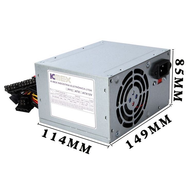 Высокоэффективный компьютер ATX 500 Вт источник питания 80 + блок питания широкого напряжения для настольного компьютера