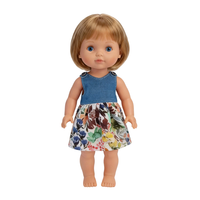 Ensemble de vêtements imprimés pour poupées American Girl de 18 pouces, en jean, de haute qualité, accessoires vestimentaires pour poupées en peluche, personnalisés en usine