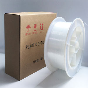 <span class=keywords><strong>China</strong></span> Source Factory Precio bajo Venta al por mayor 0,75mm 1mm 2mm 3mm End Glow Pmma Cable de luz de fibra óptica - Product Image 1