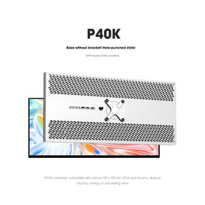 شاشة كمبيوتر مدمجة Kuycon P40K مقاس 40 بوصة بدقة 5K ومعدل تحديث 120 هرتز مع تقنية HDR ولوحة IPS وواجهة DP بدون حامل - Product Image 1