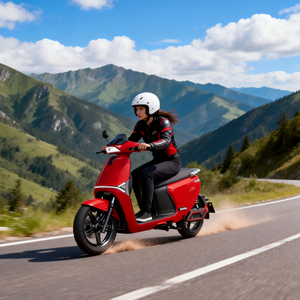 Scooter électrique puissant pour adultes EEC, 45 km/h, avec batterie au lithium, roues avant 14 pouces, roues arrière 13 pouces. - Product Image 2
