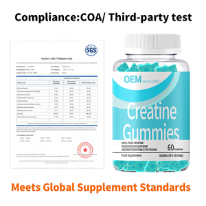 Gomitas de Creatina Personalizadas Directamente de Fábrica, Suplemento Energético para Nutrición Deportiva, Pedido Flexible para Reabastecimiento de Stock - Product Image 5