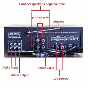 Amplificateur de puissance stéréo pour voiture MP 326BT 400W 4 Ohm EQ BT USB, amplificateurs de cinéma maison 220V 110V, amplificateurs de studio KTV - Product Image 5