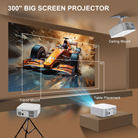 Nouveau projecteur portable Android 13 P92Max 2026 avec Netflix et Google TV intégrés, mini projecteur natif 1080P compatible 4K 7000