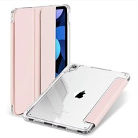 Étui rigide en cuir à rabat pour iPad Air 13, porte-crayon triple pli, étui rigide en acrylique PU pour IPad pro 13 pouces 2024