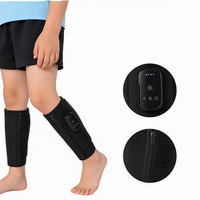 Masseur de jambes sans fil avec 5 modes personnalisés, pétrissage profond, rafraîchissement et stimulation des points d'acupuncture
