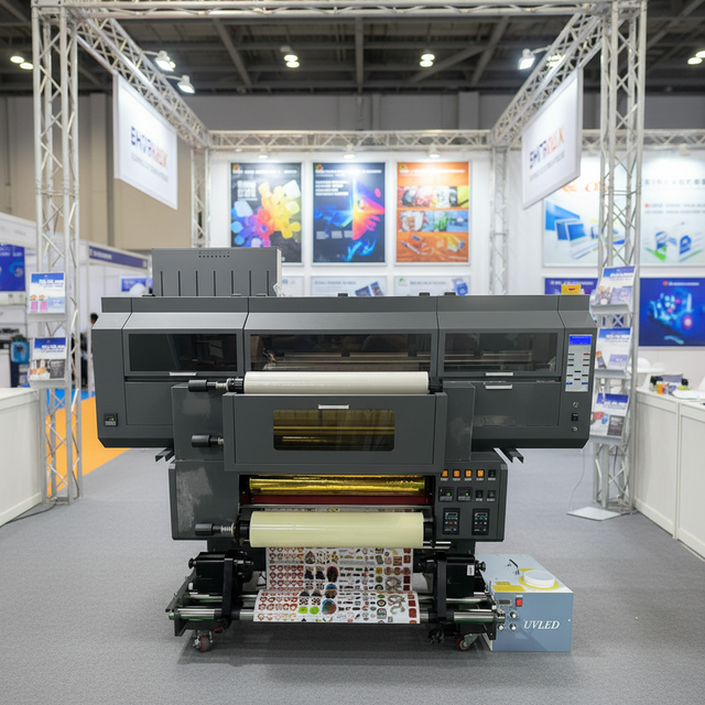Multi Purpose UV DTF Printer with Gold Foil for Various Industrial Applications