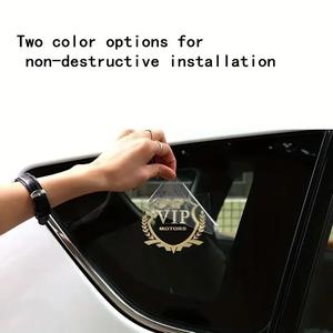 สติกเกอร์โลหะสะท้อนแสง<span class=keywords><strong>ติด</strong></span><span class=keywords><strong>รถ</strong></span>จักรยานยนต์รถยนต์สติกเกอร์<span class=keywords><strong>ติด</strong></span>ด้านข้างกระจกสามเหลี่ยมหน้าต่างด้านหลังแบบ <span class=keywords><strong>VIP</strong></span> อเนกประสงค์สติกเกอร์ตกแต่ง<span class=keywords><strong>รถ</strong></span>ยนต์ - Product Image 2
