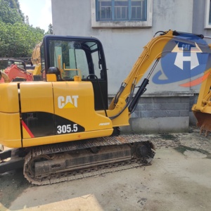 Vente à chaud du Japon utilisée <span class=keywords><strong>pour</strong></span> la mini-pelle sur chenilles CAT 305.5 avec une capacité de 5.5 tonnes Excavatrices d'occasion de marque - Product Image 1