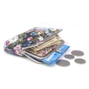 Porte-monnaie en toile vintage à fleurs roses porte-monnaie à sublimation porte-monnaie à impression personnalisée mini porte-monnaie à fermeture éclair - Product Image 5