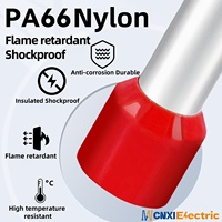CNXI Série E – Cosses de câble en cuivre étamé T2 certifiées UL, isolées en nylon, pour connexion électrique, embouts de câble