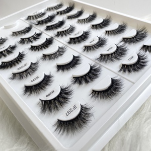 <span class=keywords><strong>Faux</strong></span> <span class=keywords><strong>Cils</strong></span> Naturels en Vison Synthétique Étiquette Privée Individuelle 8-18mm Soie 3D <span class=keywords><strong>Faux</strong></span> <span class=keywords><strong>Cils</strong></span> Vison Personnalisés - Product Image 1