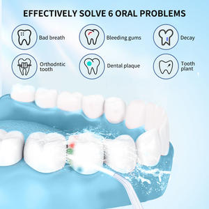Hilo <span class=keywords><strong>dental</strong></span> de agua de grado <span class=keywords><strong>dental</strong></span> recomendado para la eliminación diaria de placa previniendo caries de <span class=keywords><strong>gingivitis</strong></span> y mal aliento de manera efectiva - Product Image 4