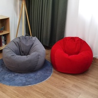 Fauteuil pouf moderne super mignon, confortable, pour chambre à coucher, appartement, fabrication en gros, ensemble