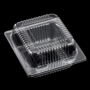 New Arrival Good Sealing Clamshell Blister Packaging Clear Pet Plastic Food Container For Candy