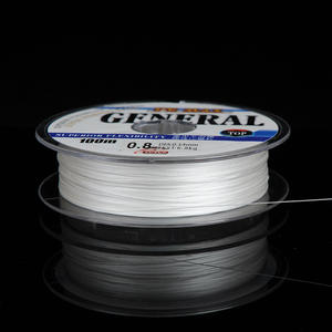 สายเอ็นถัก 8 เส้น รุ่น General ความยาว 100 เมตร ขนาด 0.8 มม. สีขาว คุณภาพสูง ยืดหยุ่นดี เหมาะสำหรับตกปลาทะเลและตกปลาหิน - Product Image 1
