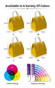 Custom Logo Biodegradable Fabric Thermal Food <b>Cooler</b> <b>Backpack</b> Bag Waterproof Non Woven Insulated Bag <b>Cooler</b> Bags - Product Image 6