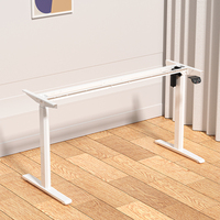 Cadre de bureau électrique intelligent réglable en hauteur en métal Design moderne Cadre de bureau assis-debout