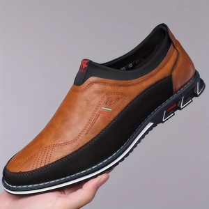 Zapatos Casuales de Otoño para Hombre, Talla Grande, Blancos, Bordados, Sin Cordones, Tacón Plano, para Trabajo, 52/53 - Product Image 2