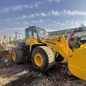 Chargeuse sur pneus Komatsu d'occasion WA470 WA500, chargeuse robuste pour le stockage de sable, de charbon et la manutention de matériaux en vrac - Product Image 1
