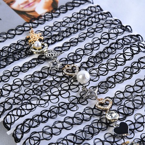 Colliers ras du cou <span class=keywords><strong>de</strong></span> style tatouage, 12 modèles, mode <span class=keywords><strong>Yin</strong></span> <span class=keywords><strong>Yang</strong></span>, croix, <span class=keywords><strong>arbre</strong></span> <span class=keywords><strong>de</strong></span> <span class=keywords><strong>vie</strong></span>, bijoux pour femmes, vente en gros, collier à breloques <span class=keywords><strong>de</strong></span> Noël - Product Image 6